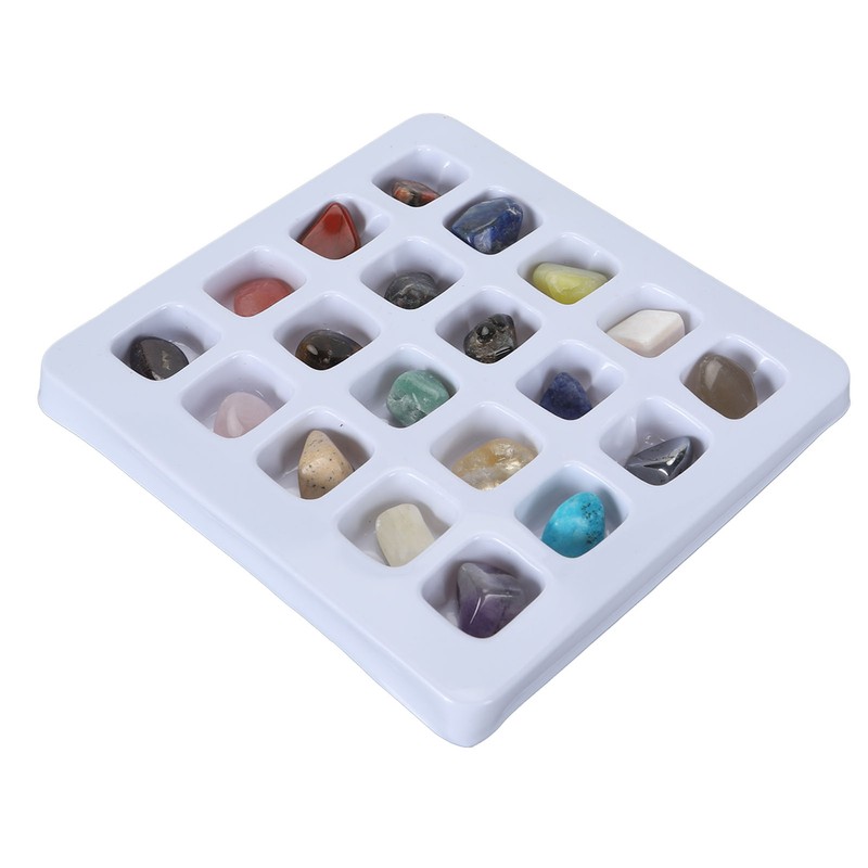 20pcs Rock Stone Colletction Kit for Boys Girls Exquisite Science