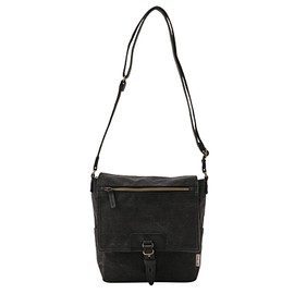 Hanpu Kobo Shoulder Bag, Men's, Women's, Canvas, Shoulder Bag, Cross-body B5, Canvas 3X95, 00 black