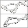 DNA Motoring GKTSET-3000GT Aluminum Exhaust Manifold Header Gasket Set Replacement,Metallic
