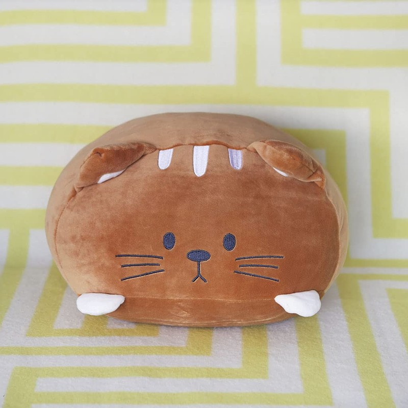 balvi Kitty Cat-Shaped Cushion Comfortable and Very Soft Polyester