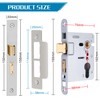 DIDA® Polished Chrome Euro Barrel Sashlock 75mm, Euro Sash Lock