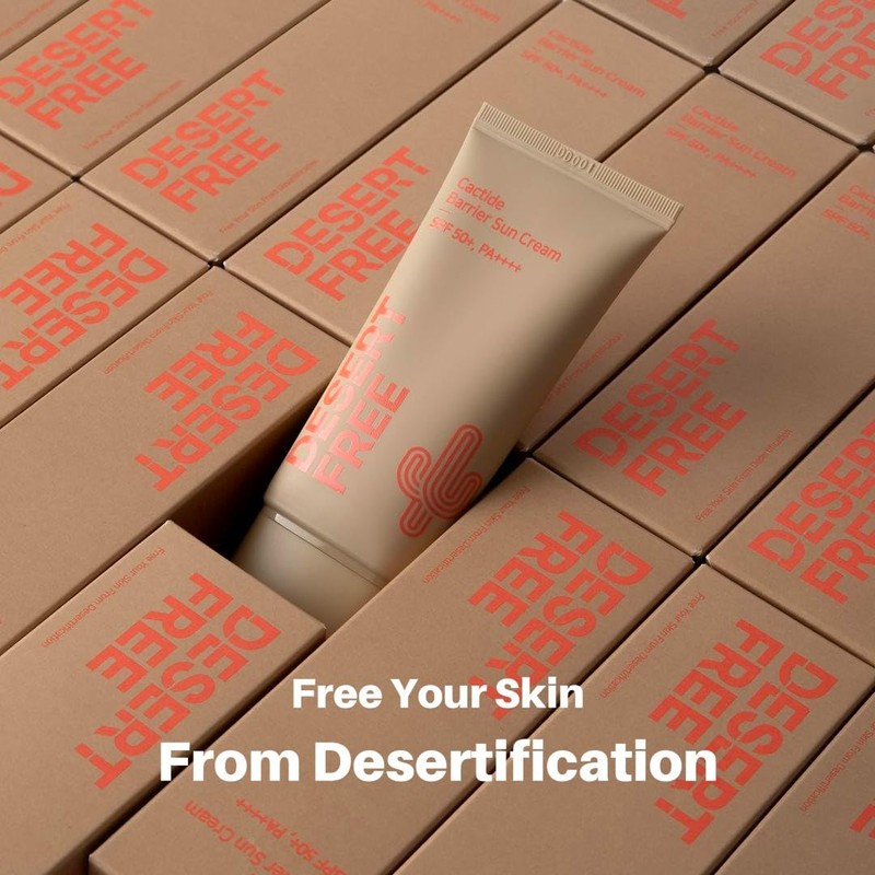 DesertFree Broad Spectrum Sunscreen SPF 50 with Aloe Vera &