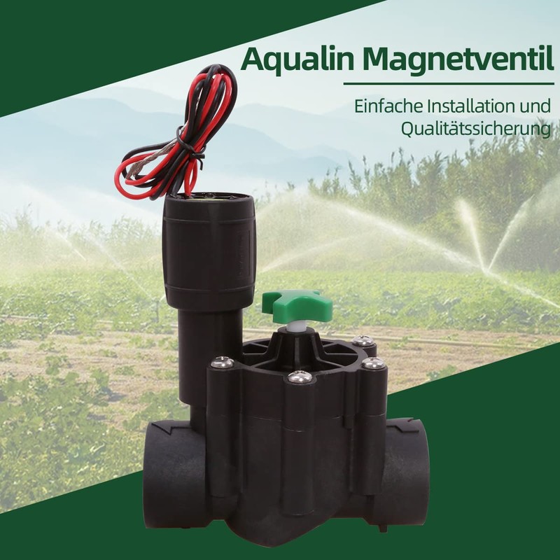 Aqualin 12-15V 1 Inch DC Solenoid Valve Irrigation Valve Suitable