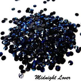 Transparent / Translucent Jelly Rhinestones 1000pcs - 5MM and 4MM sizes- Non-Hotfix flatback Resin AB - SS20, and SS16 - MNLVR - Specification: 4MM