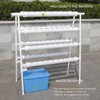 INTBUYING Hydroponics Growing System 70 Holes 8 Pipes 4 Layers