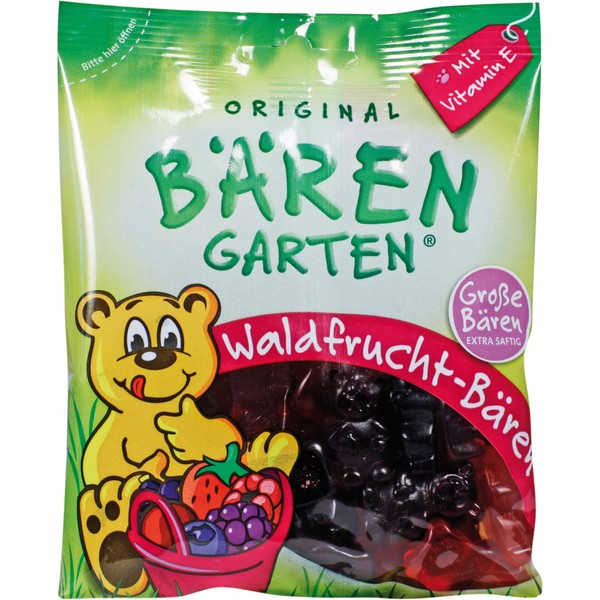 Original BÄRENGARTEN Waldfrucht-Bären Gummibären, 150 g Gummi bears