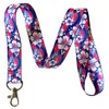Execucat Hawaiian Hibiscus Lanyard Keychain ID Badge Holder