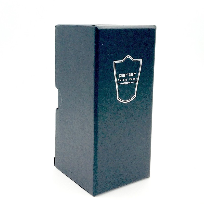Parker Safety Razor 100% Black Badger Shaving Brush with Marble