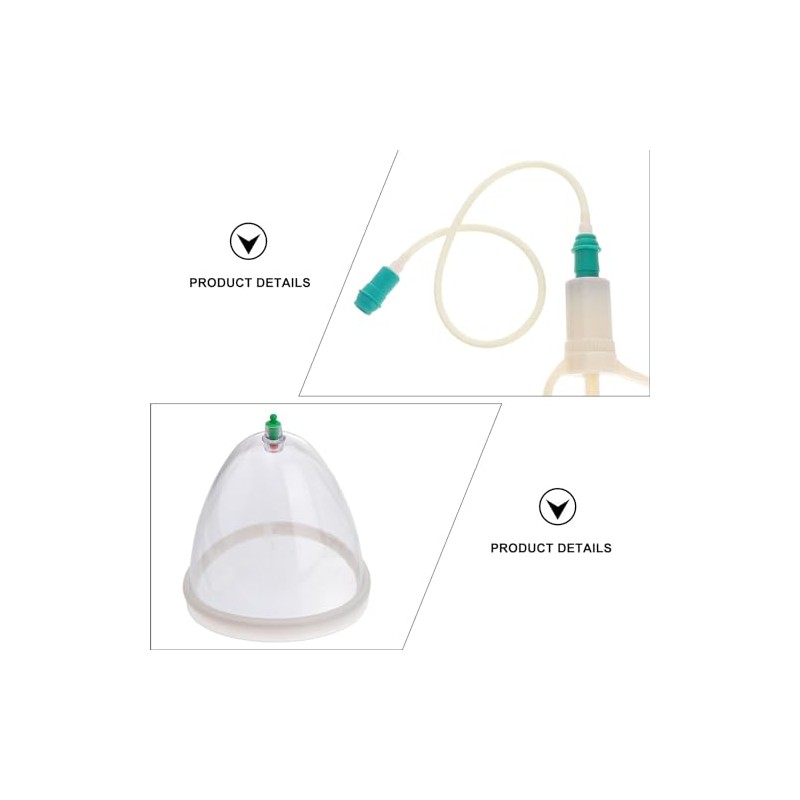 COLLBATH COLLBATH 2pcs Negative Pressure Massage Cups for Cupping Therapy