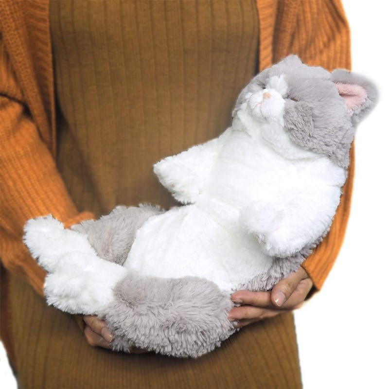 SUNLEMON P-6462 Hiza Cat Suyasuya Plush Toy GY