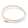 Tofficu 3pcs Bamboo Circle Embroidery Hoop for Cross Projects for