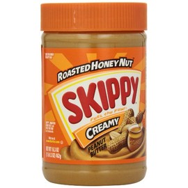 Skippy Roasted Honey Nut Creamy Peanut Butter, 16.3 oz