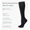 Aoxwomens Compression Socks Knee-High Athletic Socks Running Hiking Nursing Pregnacy