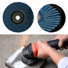 WMLBK Premium Aluminum Louver Disc-Flap Sanding Disc Grinding Wheel -3Inch