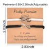 Matching Bracelets for Couple Gifts for Him Her Pinky Promise