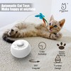 Migipaws Interactive Cat Toys, Butterfly & Feather Kitten Toy,Automatic Spinning