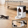 Smart Automatic Cat Feeder with 1080P Camera & Laser Toy,