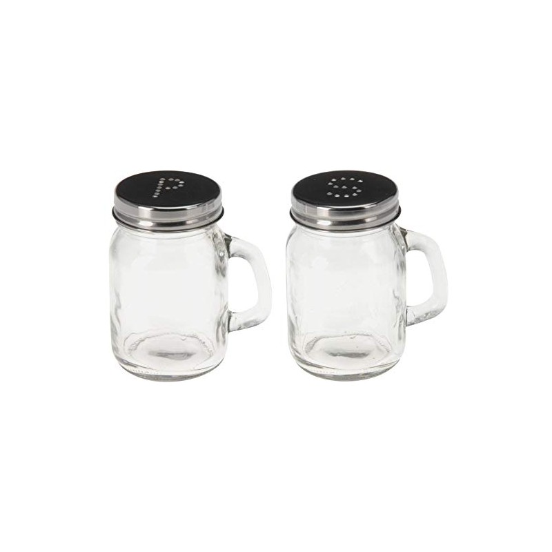 Della Cucina Peper in Zout Set Mason Jar