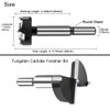 NICAVKIT 1-3/4 Inch Carbide Forstner Drill Bit, Carbide Tipped Bit