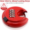 Maitys 4 Digit Combination Locks Stainless Steel Code Disc Lock