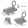 STFRBTH 4PCS Self-Closing Door Latches, Aluminum Alloy Spring Barrel Lock