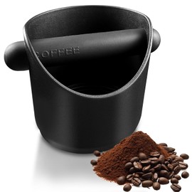 Coffee grounds tee container, 10 x 10 x 11 cm, coffee knock container, knock container, portafilter with removable knock lever, espresso knock container, Sage Knock box, suitable for cafe, restaurant