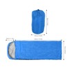 Adult Outdoor Envelope Sleeping Bag with Hood Waterproof for Camping