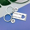 Couple Keyring Gifts for Him Her Couples Keyring Set for