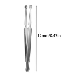 Piercing Pliers, Piercing Tool, Piercing Ball Holder Pliers, Jewellery Changing Tool, Pliers Easy and Convenient Change for Cartilage Nose Labret and Helix Piercings, Stainless Steel, Orange agate not