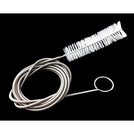 Blovess Yueton Flexible Tube Cleaning Brush, Nylon Long Brush with Loop, Hoses Bent Pipe Cleaning Brush, Bendable Tube Brush Cleaner, Aquarium Water Filter Pipe Air Tube Brush (White)