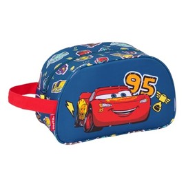 Safta Cars Racing Children's Toiletry Bag Medium with Handle Kids Toiletry Bag Adaptable to Carriage Easy Cleaning Convenient and Versatile Quality and Resilience 26 x 12 x, navy, M, Casual