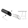 NINETREX Black Wall Hooks Matte Black Towel Hook Modern Robe