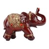 Elephant Statue Durable Resin Cute Elegant Attract Wealth Round Corner