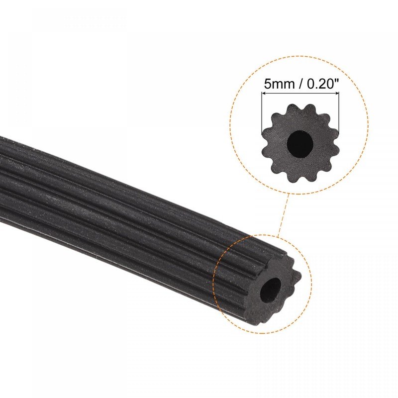 sourcing map Screen Spline, 30M/98.43Ft Length PVC Sealing Strip Window