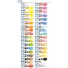 Mitsubishi Pencil UWCN.809 Uni Water Color 809 Orange Yellow (Set