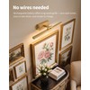 PUSU Picture Lights Set of 2, Gold Cordless 15.7 inch