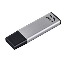 Hama 64 GB USB 3.0 Data Stick (70 MB/s Data Transfer, USB Stick with Eyelet for Attaching to Key Ring, Memory Stick with Locking Cap, Suitable for Windows/MacBook) Silver