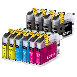 ejet LC111 LC111-4PK for Brother Ink lc111 lc111-4pk *2+lc111bk *2 Compatible Ink for brother lc111 4 color set (Total 10 pieces) High Capacity Printer Ink DCP-J552N DCP-J952N DCP-J957N DCP-J957N DCP-J957N MFC-J727D ink