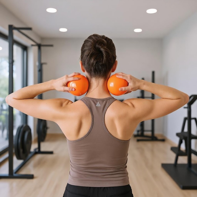 Yoga Massage Ball Smooth Ball – 4 Inch Adjustable Firmness