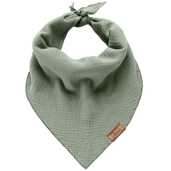 HUNTER Nola Triangular Scarf Green Size L