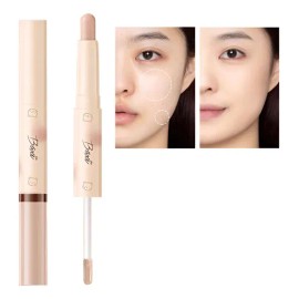 Barra Corrector Doble Co Corrector Líquido + Corrector Crema Tono Blanco