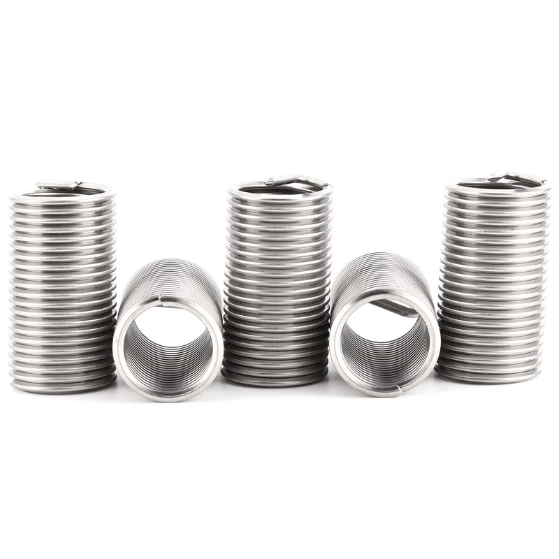 5Pcs Wire Thread Insert Stainless Steel Protective Coil Sleeve Screw