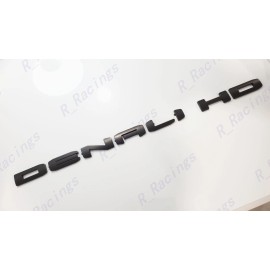 GMC OVERLAY Matte Black DENALI HD DENALI SIERRA Emblem 2020+GMC Sierra 2500hd 3500hd