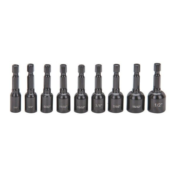 SAE Quick Change Magnetic Nutsetter Set 9 Pc from TNM