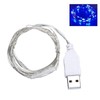 Fidt 9ft 30 LED USB String Lights Silver Wire String