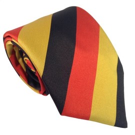 Men's German National Flag Striped Tie