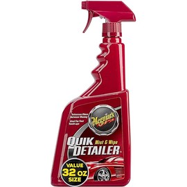 Meguiar's Quik Detailer, Mist & Wipe Car Detailing Spray, Clear Light Contaminants and Boost Shine with a Quick Detailer Spray that Keeps Paint and Wax Looking Like New, 32 oz