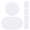 SUPERFINDINGS 8Pcs Wall Hole Cover Sheets with 60Pcs Plastic Stickers