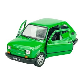 Welly Fiat 126 Green Identical Design Polski 126p 1972-2000 Approx. 1/43 1/36-1/46 Model Car