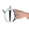 Olympia Richmond Teapot Stainless Steel 32Oz Infuser for Better Experience
